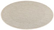 Koberec Flex 19242/P01 rybia kosť, béžový / krémový kruh
