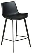 Čierna koženková barová stolička DAN-FORM Denmark Hype
