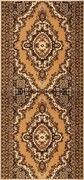 Alfa Carpets, Behúň na mieru TEHERAN T-102 beige, šíre 120 cm, béžová, chodba / predsieň