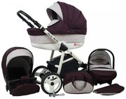 Kombinovaný kočík Raf-pol Alu way - Plum (2-kombinácia)