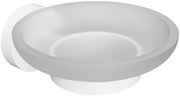 Sapho Sapho, X-ROUND WHITE mydeľnička sklenená, biela, XR803W