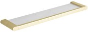 Mexen Adox, nástenna sklenená polička, zlatá lesklá, 7018237-50