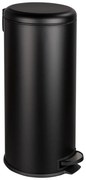 Čierny odpadkový kôš Wenko Leman Easy Close, 30 l