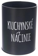 Stojan plech Kuchynské náčinie BLACK SK