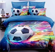 Obliečky Futbal 3 Bavlna 3-dielna súprava