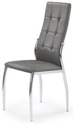 Jedálenská stolička Belini popol kovové nohy Loreno