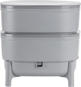 Sivý kompostér 30 l Urbalive – Plastia