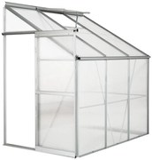 Záhradný skleník, hliníkový