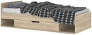 Jednolôžková posteľ s roštom Tavir 90 90x200 cm - dub sonoma