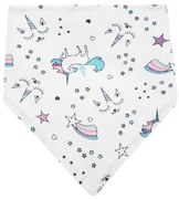 AKUKU Dojčenská šatka na krk podbradník Akuku Jednorožec