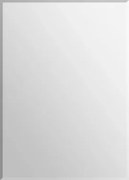 Nástenné zrkadlo s fazetou 50x70 cm, bez rámu%