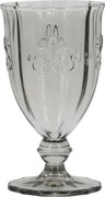Sivý pohár na víno Saint-Émilion so vzorom – Ø 9*16 cm / 350ml