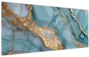 Obraz - Tyrkysový mramor (120x50 cm)