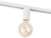 Zásuvka E27 so závesom na koľajnicu pre 1-fázovú koľajnicu biela - Jeana