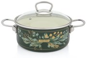 Kastról smalt + pokr. 20cm/2,75L dekor Golden times