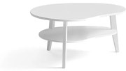 Konferenčný stolík HOLLY, 1000x800 mm, biely