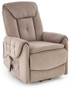 Polohovacie kreslo Sanford, béžová