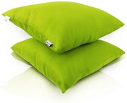 Vankúš zelený semiš EMI, Vankúš 50x50 cm