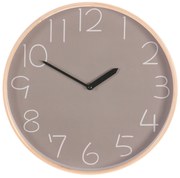 Nástenné hodiny Simplex sivá, pr. 32 cm, MDF