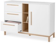 Komoda »Eklund« so zásuvkami a s dvierkami