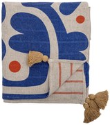 Modrá deka 130x160 cm Eviaya – Bloomingville