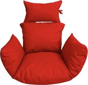 Vankúš na závesné hojdacie kreslo - červený