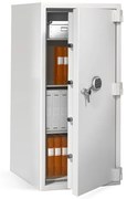 Ohňovzdorný trezor s elektronickým zámkom DEFEND, 1505x710x740 mm