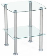 Konferenčný stolík Canaria, číra / strieborná