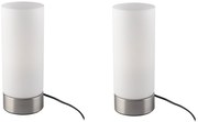 Livarno home Stolná LED lampa s dotykovou funkciou (valcový tvar), 2 kusy (800011131)