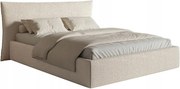 Manželská posteľ 160 cm Swiftie 160 (béžová svetlá čierna)