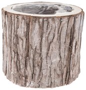 Drevený obal na kvetináč Strain, 16 x 13 cm