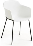 Biela jedálenská stolička Kave Home Khasumi