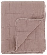 Ružový prehoz s opraným vzhľadom Aix Vintage Quilt - 130*180 cm