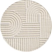 Krémový okrúhly koberec ø 160 cm Art – Ayyildiz Carpets