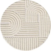 Krémový okrúhly koberec ø 160 cm Art – Ayyildiz Carpets