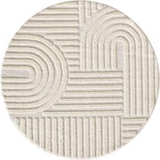 Krémový okrúhly koberec ø 80 cm Art – Ayyildiz Carpets