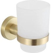 Mexen Remo, pohár na zubnú kefku, zlatá matná, 7050738-55