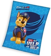 Detská deka Carbotex Paw Patrol Hero Chase, 110 x140 cm