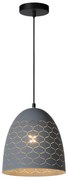 Lucide 43408/24/36 - Luster na lanku GALLA 1xE27/60W/230V šedá