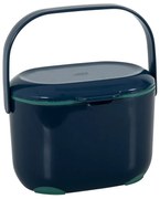 Modro-zelená nádoba na kompostovateľný odpad Addis Caddy, 2,5 l