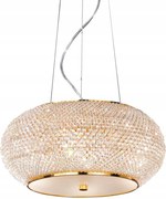Závesné svietidlo Ideal Lux Pasha SP6 Oro zlaté E14 6x40W 450mm