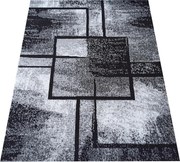 DY Sivo-čierny koberec s geometrickým vzorom Soho 16 Rozmer: 120x170 cm
