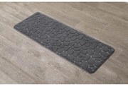 Predložka do kúpeľne Stones, 45x120 cm, grafitová