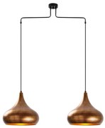 Závesný luster Muba - 11551, medená