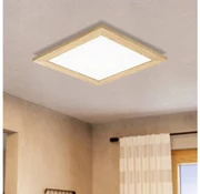 Eglo 75643 - LED stropné svietidlo CALEMAR LED/19W/230V 4000K 43,7 cm dub EG75643