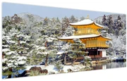Obraz - Kinkakudži, Japonsko (120x50 cm)