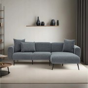 Rohová sedacia súprava Slider (p) (antracit)