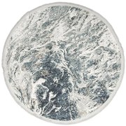 Koberec 101 marmur modrý / sivý kruh