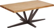 XXXLutz KONFERENČNÝ STOLÍK, čierna, farba duba, drevo, kov, 110/70/45 cm Linea Natura - Stolíky do obývačky - 001416000202