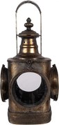 Lantern 23x23x48 Cm Brown Metal - 23*23*48 cm